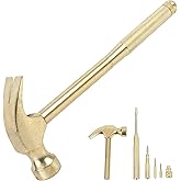 GreatNeck 19006 5-in-1 Hammer, Stocking Stuffers, Built in Multitool Screwdriver, Chrome Plated to Resist Rust, Tackle Basic Household Tasks, Gifts For Men, Gifts For Women
