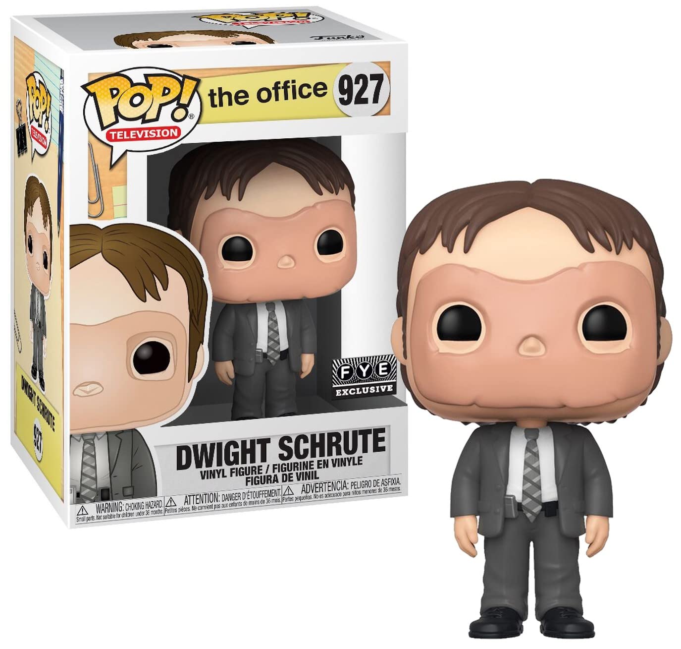 Funko POP Television -The Office Dwight Schrute (with Mask) Exclusive,3.75 inches