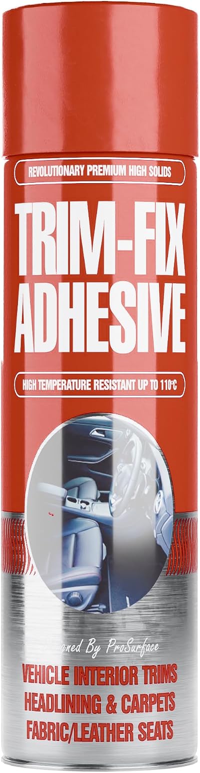 PRO SURFACE Trim Fix 500ml High Temp Spray Adhesive Glue for Van Lining Carpet