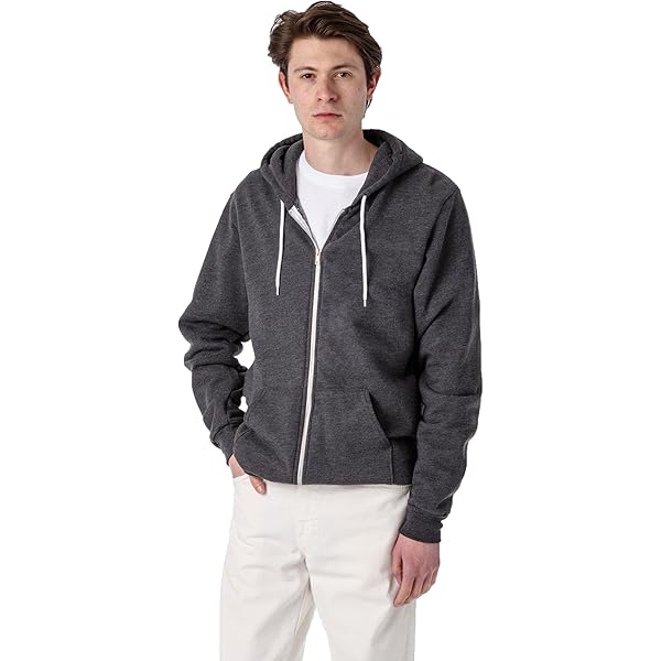 Los Angeles Apparel Adult USA-Made Flex Fleece Full-Zip
