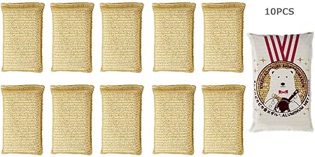 Amazon Co Jp 10個セット ピカピカ 金色に光り輝く ゴールド アルミ ネットスポンジ 参加賞 景品 粗品 販促品 残念賞 まとめ買い セット品 景品セット 個別包装 おもちゃ