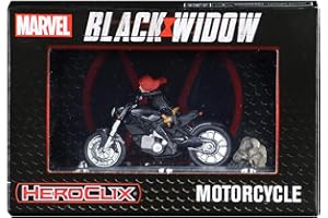 WizKids Marvel HeroClix: Black Widow Movie – Black Widow with Motorcycle
