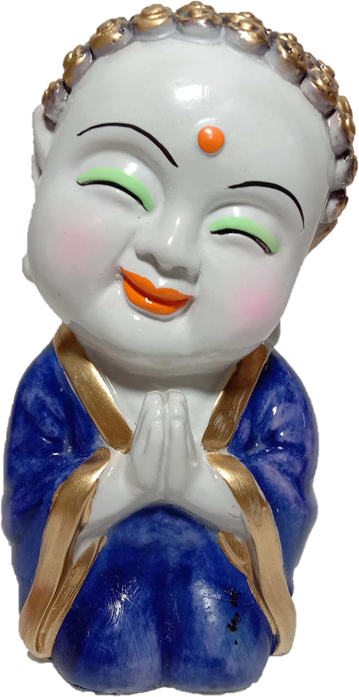 Global Grabbers Collection of Laughing Baby Buddha Monk Showpieces (Design 11)