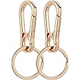 Wikavanli Metal Keychains Keyring Key Chain Ring Clip Holder Organizer for Home Car Keys Key Finder Women Men