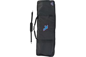 KiteKulture Two Board Day Bag for Kiteboarding, Padded Bag for Two Boards up to 145cm or One Board and Two Kites, Black