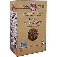 India Tree Dark Muscovado, 1 lb Box,Brown,