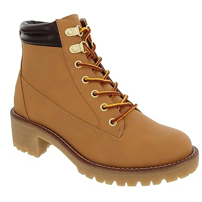 Sugar Womens Madie Heeled Hiking Boot with Zipper Kuwait Ubuy