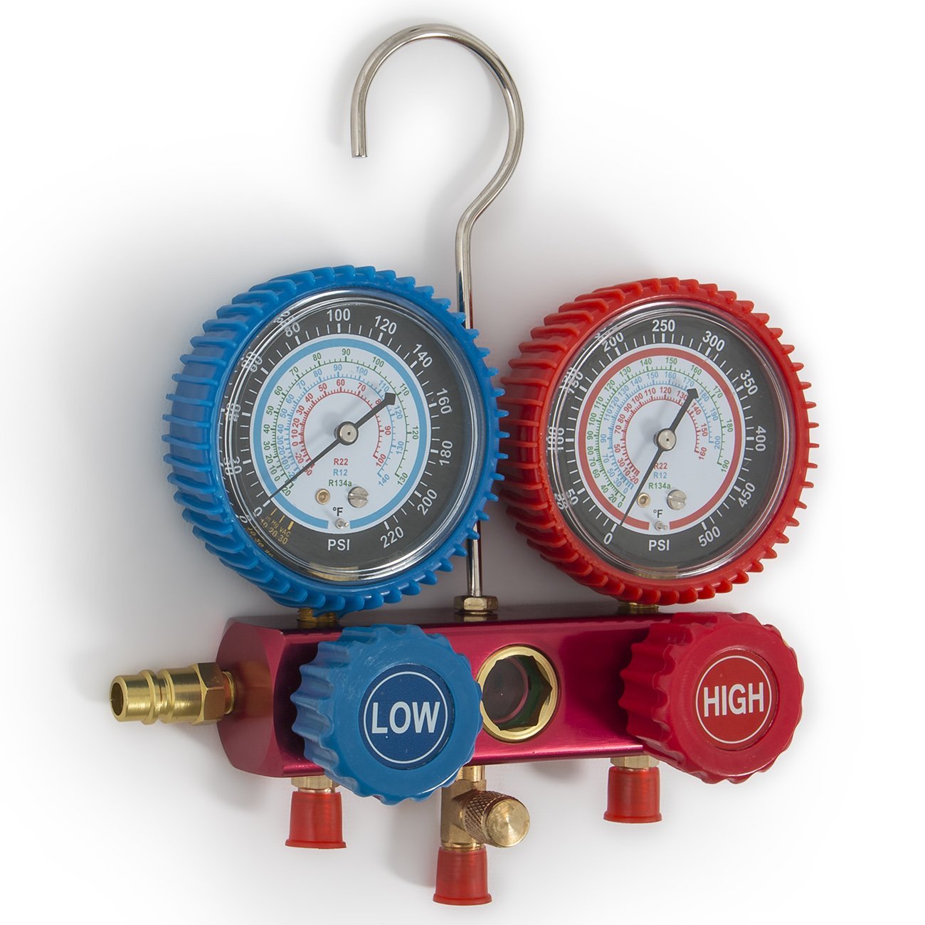 ARKSEN HVAC A/C Refrigeration AC Manifold Gauge Set For R134A on