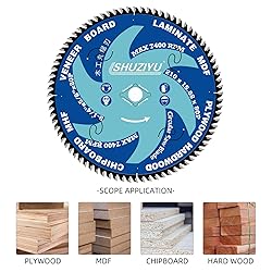 LSHUZIYU 8-1/4"(210MM)-80T, Super Thin Kerf