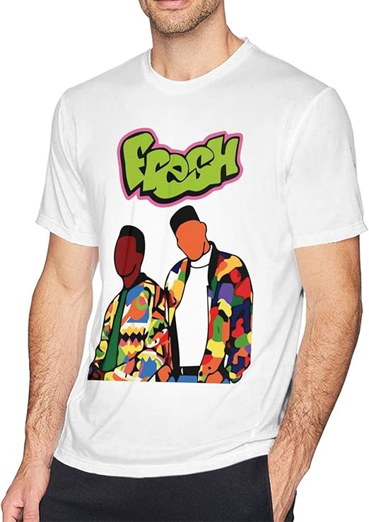 JAYABROWN The Fresh Prince of BelAir Shirts Men's Fashion Short Sleeve Tees CottonT