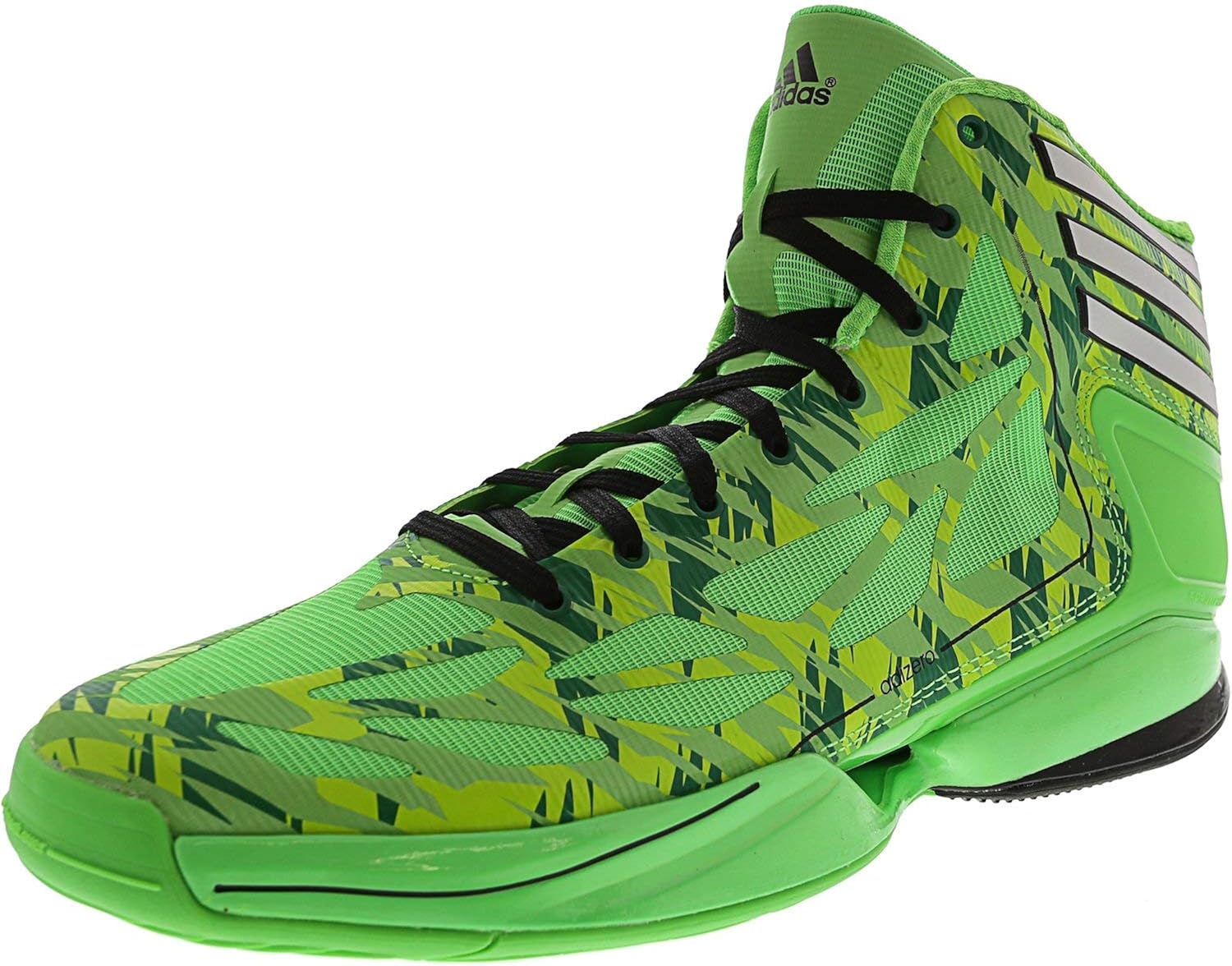 Amazon.com: adidas Men's Adizero Crazy Light 2 Green Zest/Running White Viv Ankle-High 