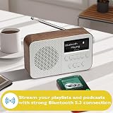 LEMEGA PR2 Max DAB/DAB+ Radio with Bluetooth Walnut view 3