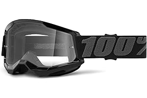 100% Strata 2 Motocross & Mountain Bike Goggles - MX and MTB Racing Protective Eyewear