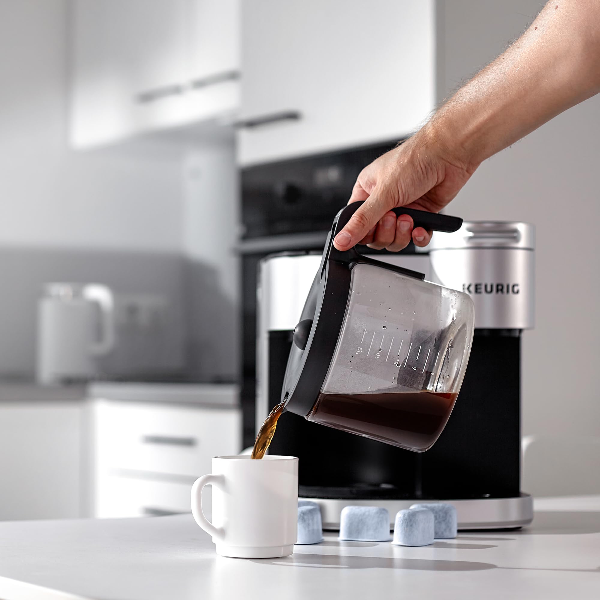 Keurig Filter Replacement - 12 Water Filters for Keurig K-Mini, K-Supreme, K-Slim, K-Express, K-Classic, K-Duo, K-Duo Hot & Iced, K-Elite, K-Select, K-Cafe, K-Compact, 2.0 and 1.0 Brewers