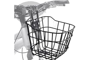 Front Basket for Bicycles | Large Capacity Bicycles Basket Accessories | Accessories Holder Attachment for Women Kids Toddler