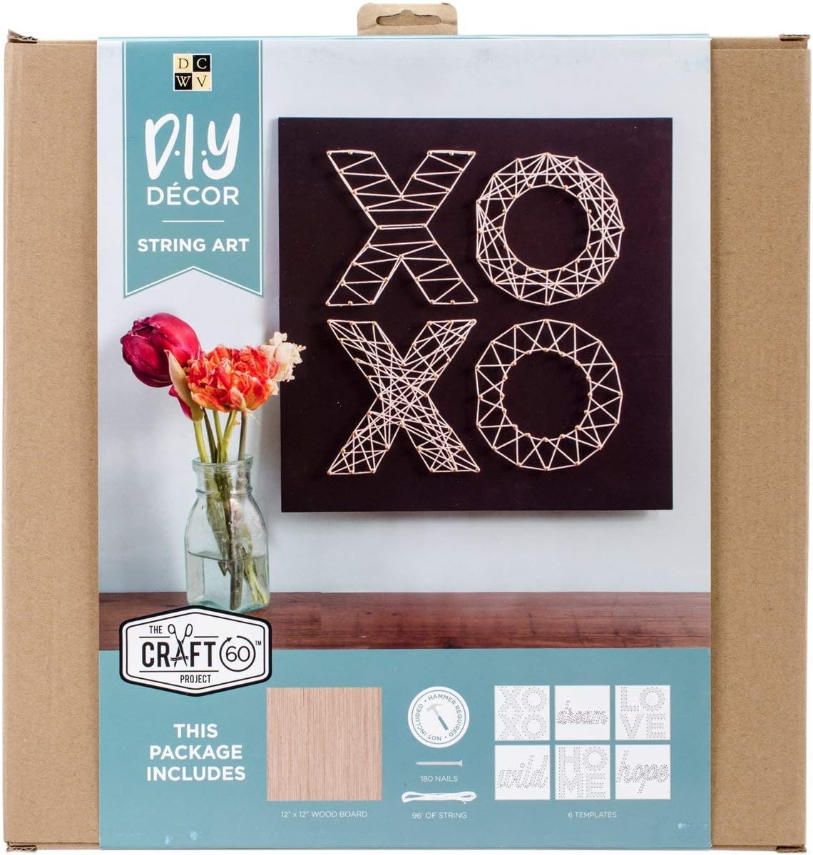 Die Cuts String Art Kit 12"X12"-Home Quotes