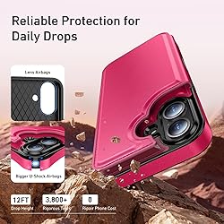 Goodon for iPhone 16 Plus Case Wallet - Flip Folio