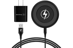 GIGREEN Samsung Wireless Charger Fast Charging Pad for Samsung Galaxy S25 Ultra/S25 Plus/S24 FE/S24Ultra/S23/S22/S21/S20,15W Android Phone Wireless Charging Station with Adapter for Google Pixel 9a 9 Pro XL 8