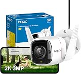 Tapo TC65 2K Outdoor Security Camera 3MP WiFi Wired Person Detection Night