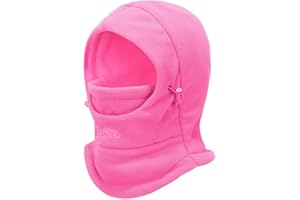 STQ KIDS Winter Hat Balaclava Ski Mask Full Face Girls Boys Unisex Warm Comfort Soft Adjustable Snow Hat Cold Weather