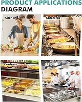 YJINGRUI Double Head Food Heat Lamp 500W Adjustable Buffet Restaurant Warmer view 7