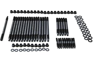 Cylinder Head Stud Bolt Kit Compatible with 1997–2003 Chevy LS1 LQ9 LS6 4.8L 5.3L 5.7L 6.0L Engines – 12-Point Cylinder Stud 