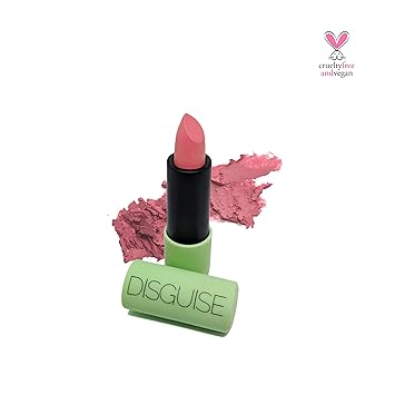 Disguise Cosmetics 100% Vegan Ultra-Comfort Matte Lipsticks, 4.2G (Actress 10 (Pink Nude))