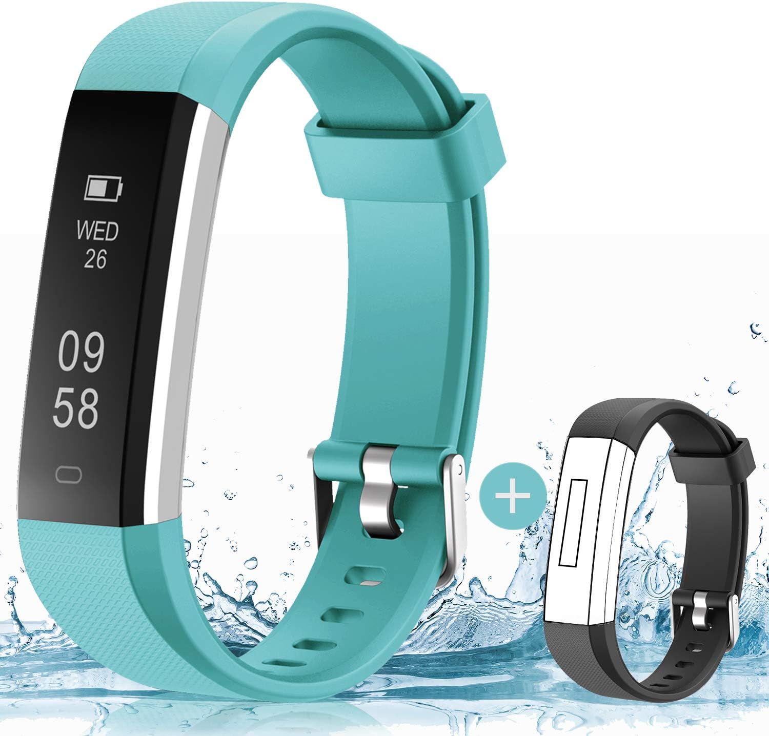 115U Smart Watch, Waterproof Fitness Tracker Messages Call Alert Step Claroie Counter Alarm Clock Camera Shoot Sedentary Reminder Fitness Watch Smart Band for Men Women Boys Girls