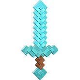 ​Mattel Minecraft Diamond Sword Battle Toy | Kid Size Minecraft Sword for Role-Play &amp; Costumes, Inspired by the Video Game