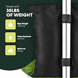 KEPLIN Gazebo & Tent Sandbag Weights 4 Pack Heavy Duty with Velcro Straps view 5