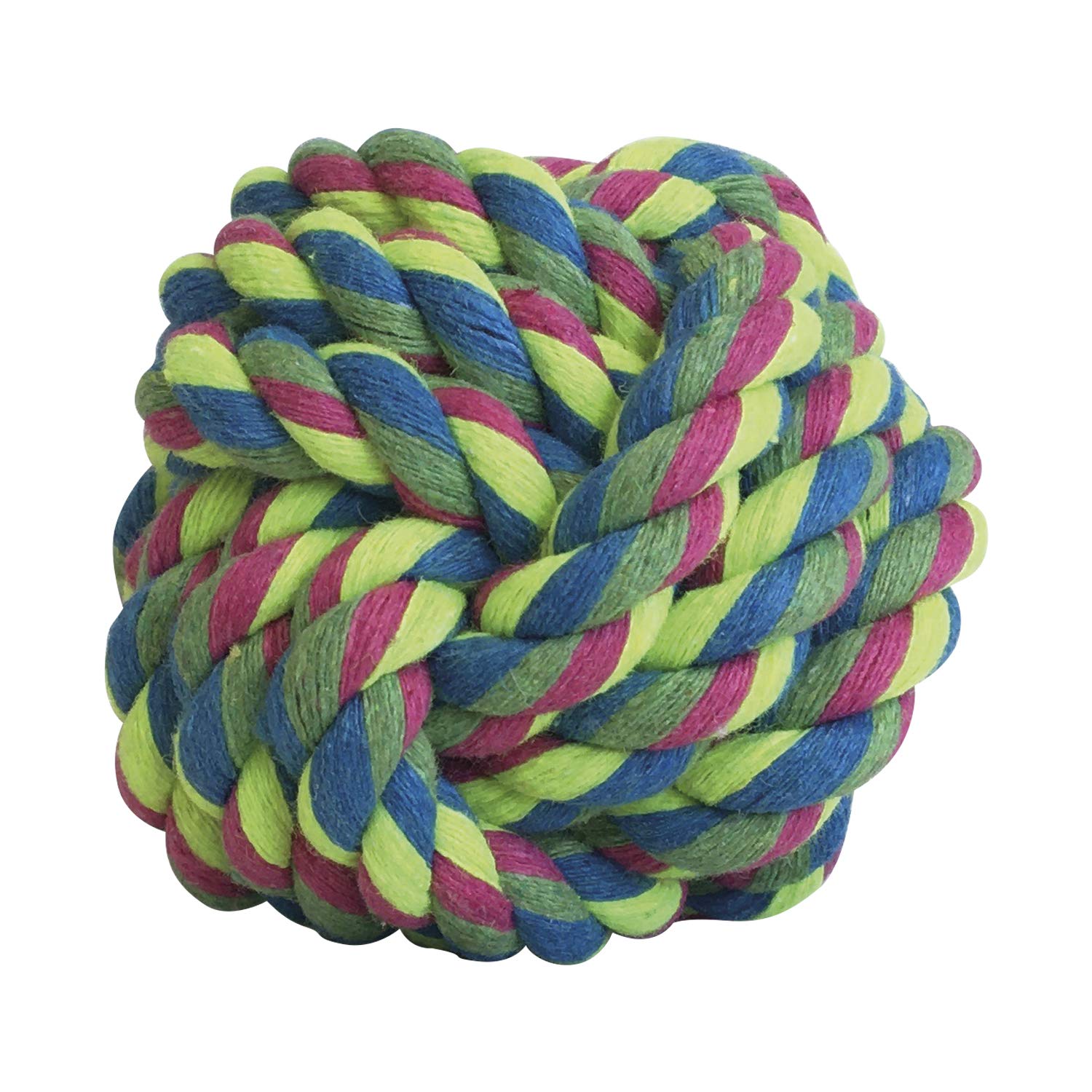 Rope ball dog GLORIA - Size 6-7cm - Care dental health of your dog - Ball-resistant - Very durable - Dog Toys - Toys Rope - Assorted Color