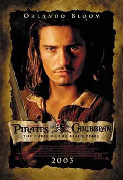 Empire Pirates Of The Caribbean 2 Orlando Bloom Film Poster 61 X 91 5 Cm Amazon Co Uk Kitchen Home