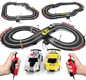 Electric High-Speed Slot Car Race Track 