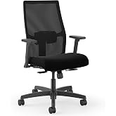 HON Ignition 2.0 Mid‑Back Ergonomic Office Chair, Mesh Task Desk Chair with Lumbar Support, Standard Synchro‑Tilt, Height and