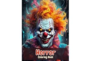 Horror Coloring Book: Famous Scary Horror Movie Creatures and Killers | Halloween's Scary Movie Icons