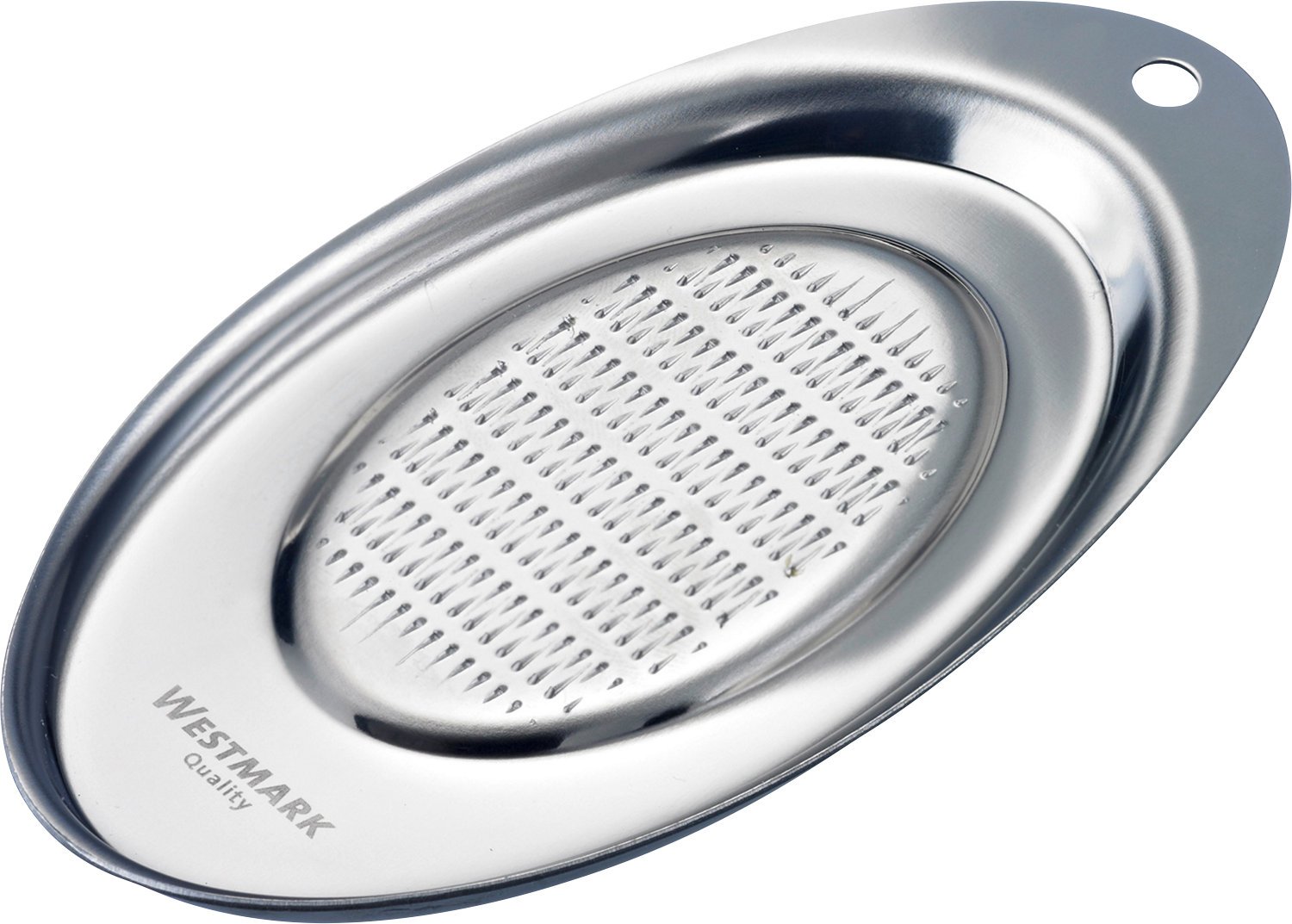 Westmark Ginger And Spice Grater, Oval, 14.2 X 0.7 X 0.9 cm, Stainless Steel, Silver, 11562260