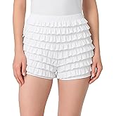 Lace Ruffle Shorts for Women, Bloomers, Y2K Ruffle Bloomers, Sexy Shorts, Streachable Waist, Plus