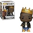 Funko Notorious B.I.G. w/ Crown: Notorious B.I.G. x POP! Rocks Vinyl Figure & 1 POP! Compatible PET Plastic Graphical Protector Bundle [#077 / 31550 - B]