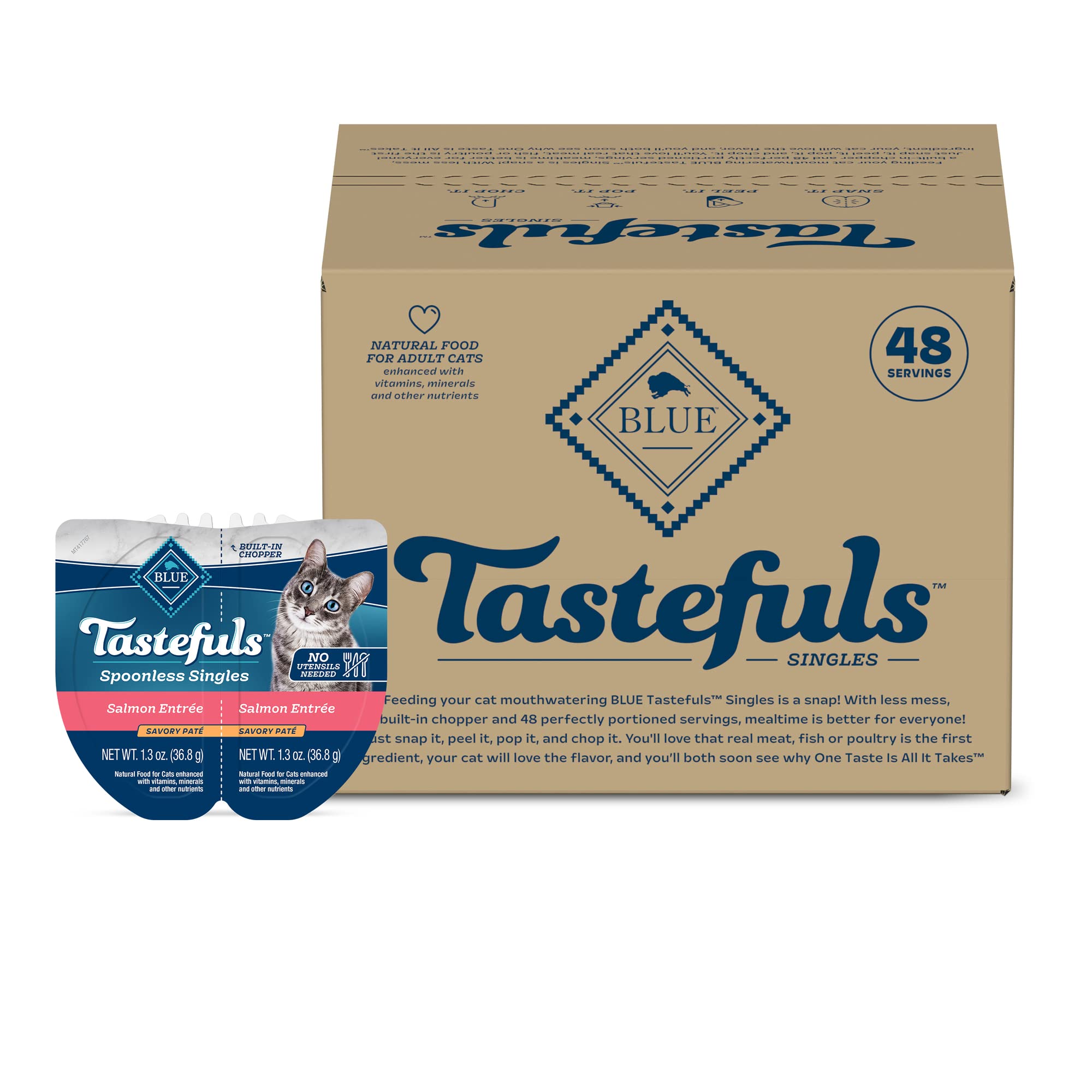 Blue Buffalo Tastefuls Spoonless Singles Adult Pate