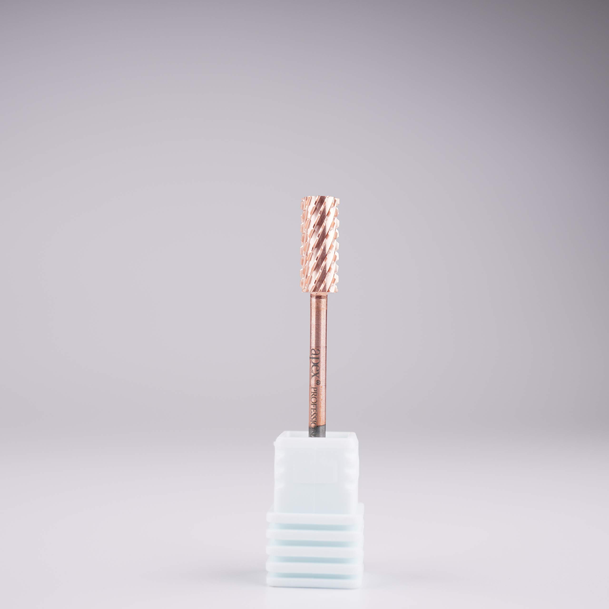 New* Apex® Professional Tungsten Carbide Electric Nail Drill Bit 3/32 inch, 2.35mm Shank for Gels, Acrylics, Nail Art, Manicure, Pedicure, Salon Professional Nails (Small Barrel) (3X Coarse)