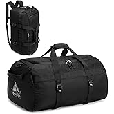 G4Free Gym Bag for Women Men 45L Duffle Backpack with Shoe Compartment Water Resistant Travel Weekender Bag