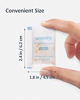 wisedry Silica Gel Sachets 5g x60 with Orange Humidity Indicator Food Grade view 8