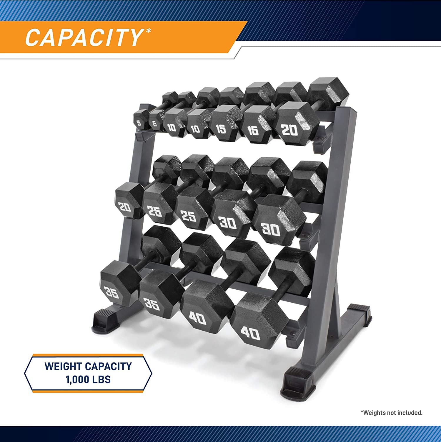 Weight Storage Organizer for Home Gym