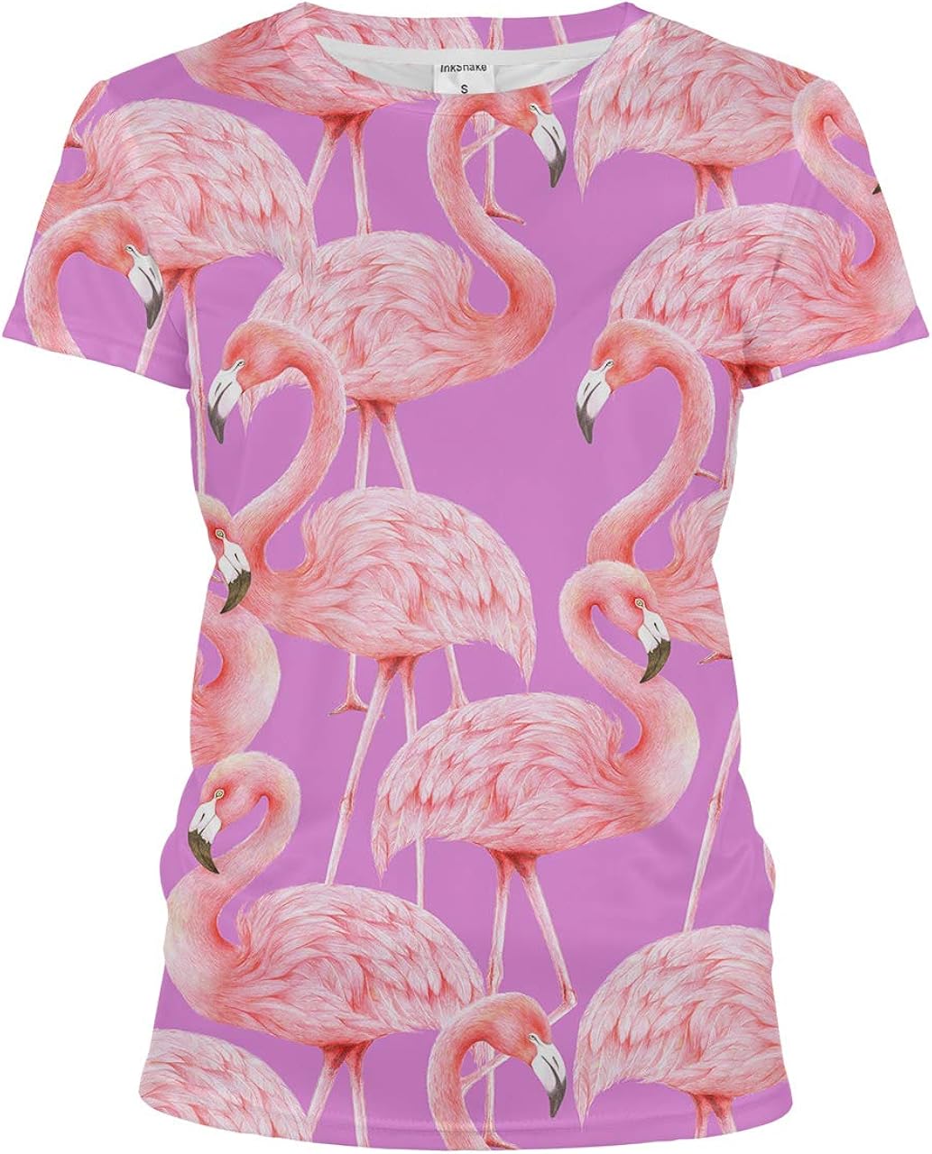 InkShake Pink Flamingo Shirt, Urban Flamingo Clothing, Women Girls