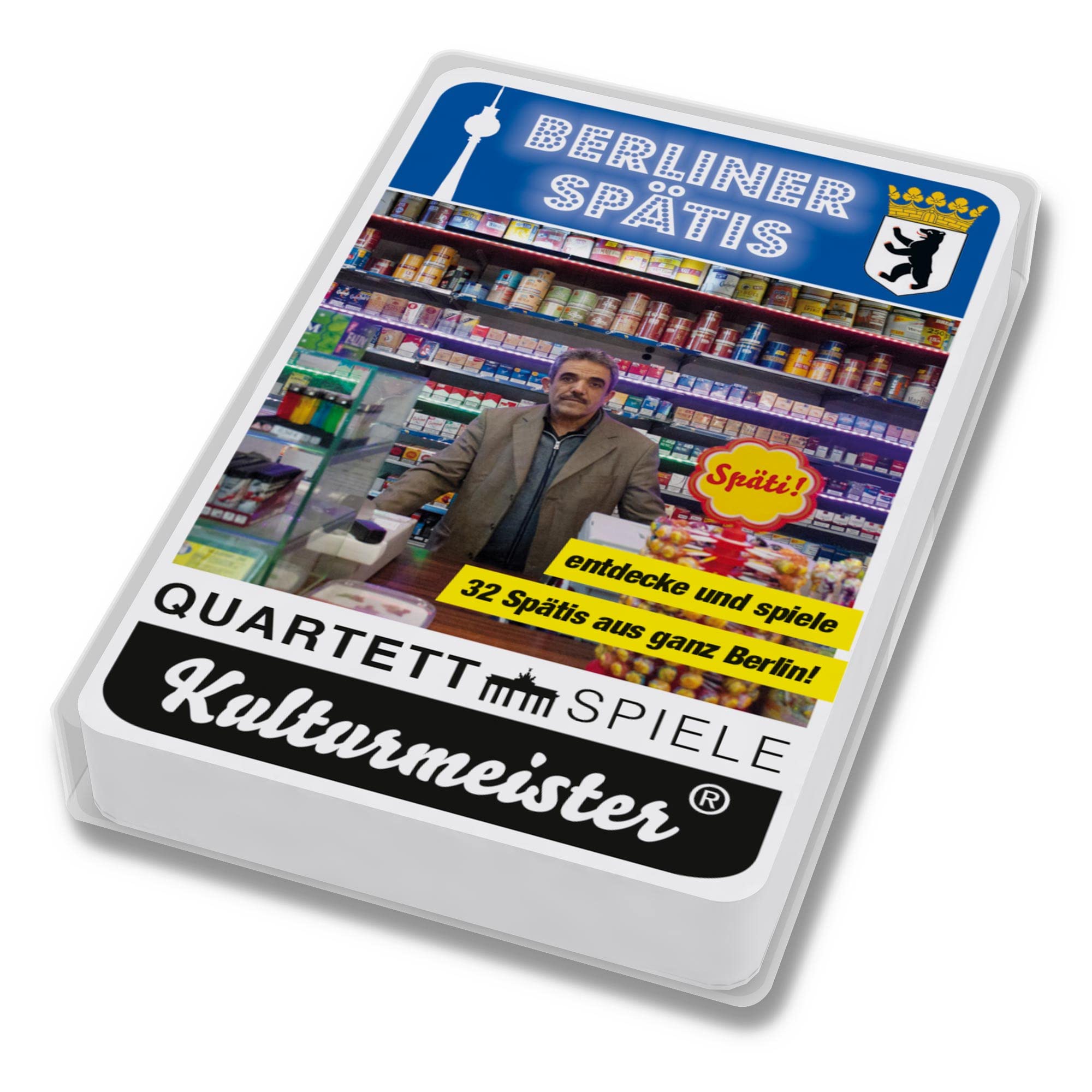 Berliner Spätis: Das Quartett-Spiel mit 32 Spätverkaufsstellen in Berlin - Spielspaß garantiert!