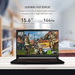 MSI GF63 Gaming Laptop 2023 15.6" FHD 144Hz Display