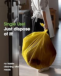 Pureegg Plastic Table Cloth Disposable 10 Pack, 54