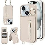 Jcxtrombulous Crossbody Wallet Case for iPhone 15