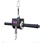 GRIP FREAK 'Suspended' Slip Grip Wrist Roller - Grip Trainer - Forearm Gripper with dumbbell hook - Forearm Workout Tool - Best Grip Strengthener ever!