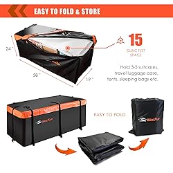 MeeFar Hitch Mount Cargo Carrier Bag Soft Shell